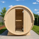Buiten sauna Barrel sauna met infrarood