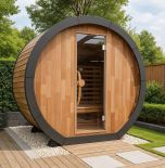Buiten sauna met infrarood 