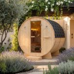 Outdoor Sauna wiht infrared Barrel